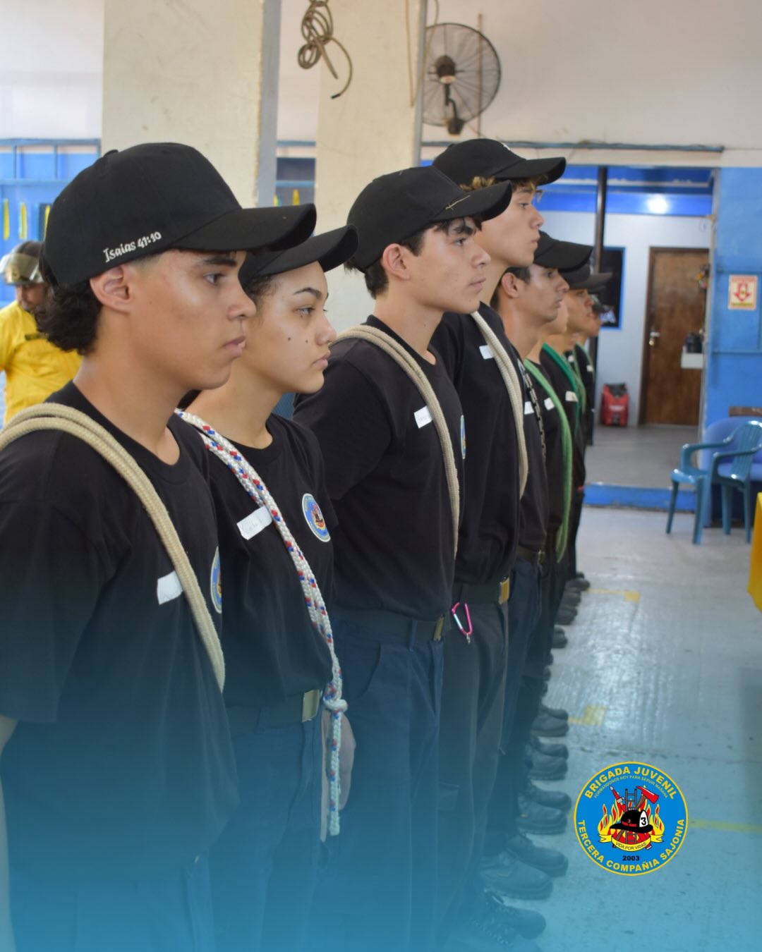 Brigadistas en formación
